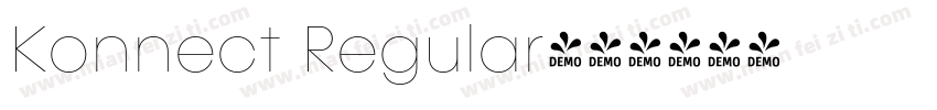 Konnect Regular字体转换